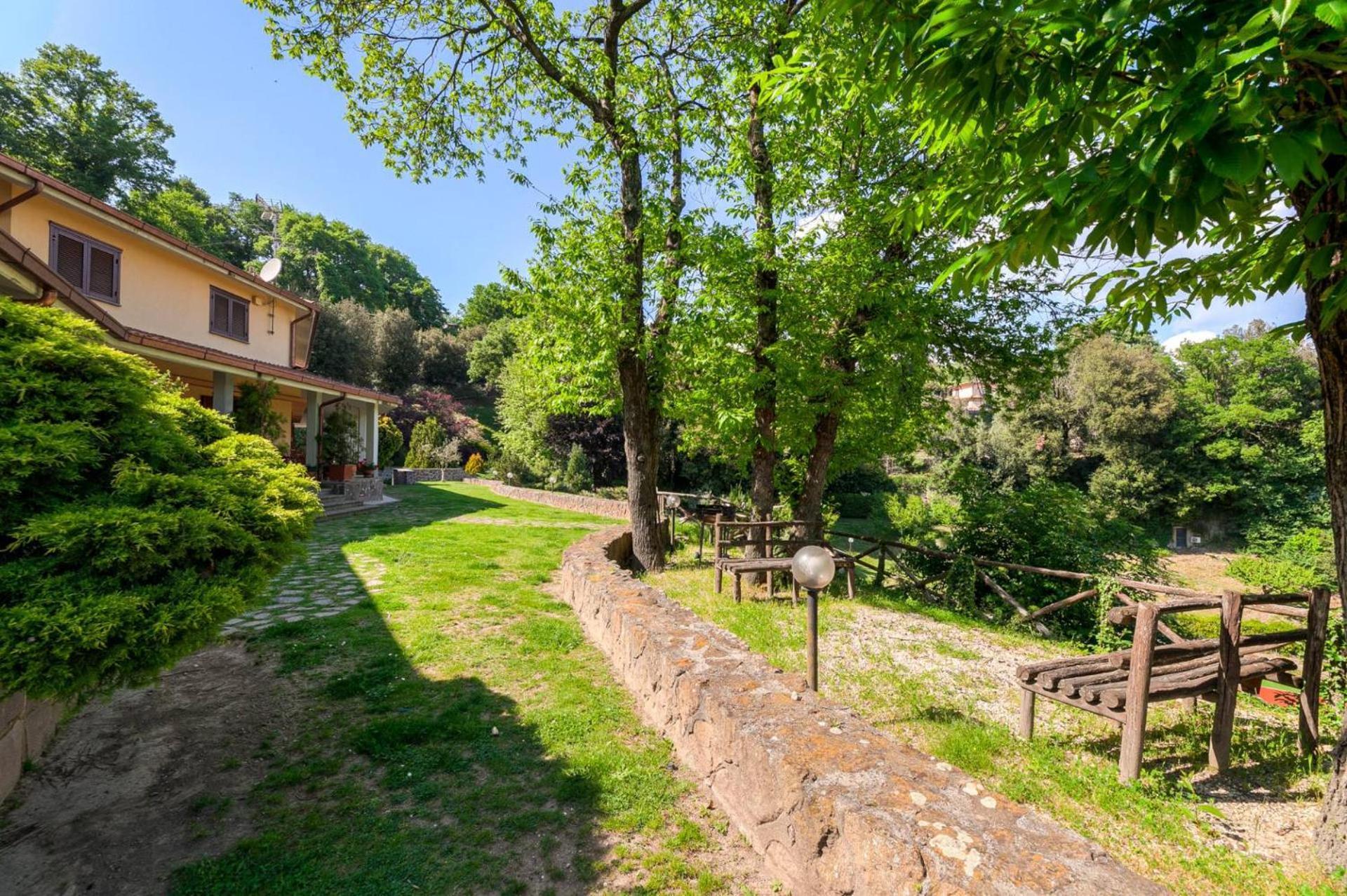 Villa Carolina - Piscina E Parco Panoramico Campagnano Di Roma Exterior foto
